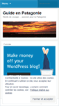 Mobile Screenshot of guideenpatagonie.wordpress.com