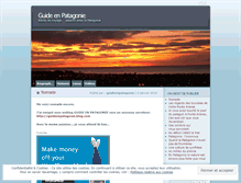 Tablet Screenshot of guideenpatagonie.wordpress.com