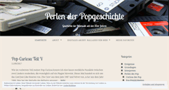 Desktop Screenshot of popgeschichte.wordpress.com