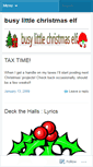 Mobile Screenshot of busylittlechristmaself.wordpress.com