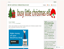 Tablet Screenshot of busylittlechristmaself.wordpress.com