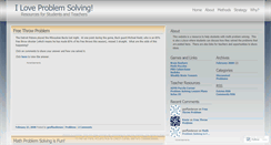 Desktop Screenshot of iloveproblemsolving.wordpress.com