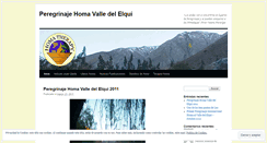 Desktop Screenshot of peregrinajehomavalledelelqui.wordpress.com