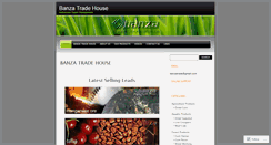 Desktop Screenshot of banzatrade.wordpress.com