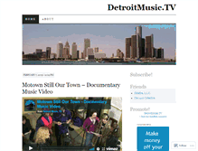 Tablet Screenshot of detroitmusictv.wordpress.com