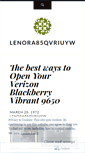 Mobile Screenshot of lenora85qvriuyw.wordpress.com