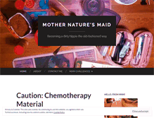 Tablet Screenshot of mothernaturesmaid.wordpress.com