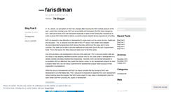 Desktop Screenshot of farisdiman.wordpress.com