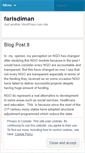 Mobile Screenshot of farisdiman.wordpress.com