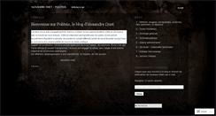 Desktop Screenshot of alexandrequet.wordpress.com