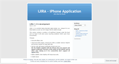 Desktop Screenshot of ijira.wordpress.com