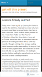 Mobile Screenshot of getoffthisplanet.wordpress.com
