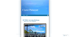 Desktop Screenshot of ilovepalawan.wordpress.com