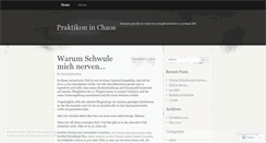 Desktop Screenshot of praktikoninchaos.wordpress.com