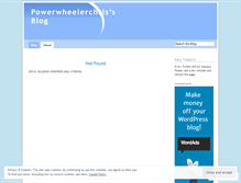Tablet Screenshot of powerwheelerchris.wordpress.com