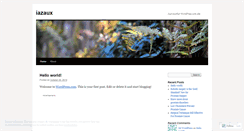 Desktop Screenshot of iazaux.wordpress.com