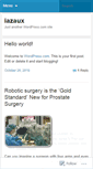 Mobile Screenshot of iazaux.wordpress.com