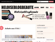 Tablet Screenshot of heloiseblogbeaute.wordpress.com