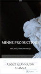 Mobile Screenshot of minneproductions.wordpress.com