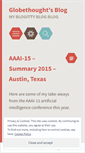 Mobile Screenshot of globethought.wordpress.com