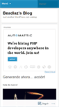 Mobile Screenshot of beadiaz.wordpress.com