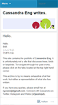 Mobile Screenshot of cassandraeng.wordpress.com