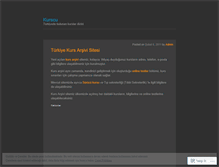 Tablet Screenshot of kursarsivi.wordpress.com