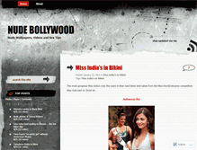 Tablet Screenshot of nudebollywood.wordpress.com