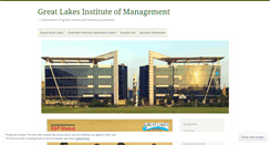 Desktop Screenshot of greatlakesgurgaon.wordpress.com
