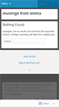 Mobile Screenshot of musingsfromemma.wordpress.com