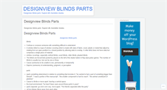 Desktop Screenshot of designviewblindspartsnrts.wordpress.com
