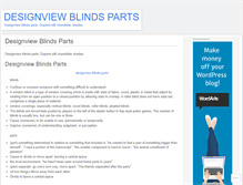 Tablet Screenshot of designviewblindspartsnrts.wordpress.com