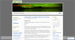 Desktop Screenshot of gajakannan.wordpress.com