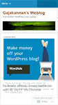 Mobile Screenshot of gajakannan.wordpress.com