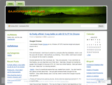 Tablet Screenshot of gajakannan.wordpress.com