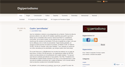 Desktop Screenshot of digiperiodismo.wordpress.com