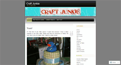 Desktop Screenshot of craftjunkie.wordpress.com