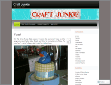 Tablet Screenshot of craftjunkie.wordpress.com
