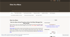 Desktop Screenshot of obatacemaxs29.wordpress.com