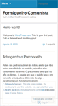 Mobile Screenshot of formigueirocomunista.wordpress.com