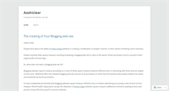 Desktop Screenshot of aashiclear.wordpress.com