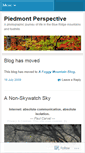 Mobile Screenshot of piedmontperspective.wordpress.com