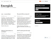 Tablet Screenshot of energiek.wordpress.com