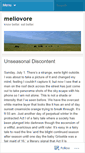 Mobile Screenshot of meliovore.wordpress.com