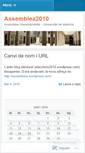 Mobile Screenshot of eleccions2010.wordpress.com