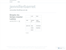 Tablet Screenshot of jenniferbarret.wordpress.com