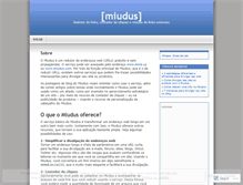 Tablet Screenshot of miudus.wordpress.com