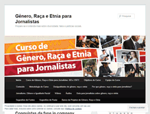 Tablet Screenshot of generoracaetniaparajornalistas.wordpress.com