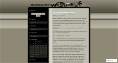 Desktop Screenshot of descargasparacs.wordpress.com