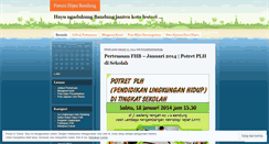 Desktop Screenshot of forumhijaubandung.wordpress.com